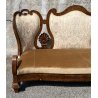 ANTICO DIVANO 1800 CARLO X IMPERO OLANDESE INTARSIATO OLD RARO LASTRONATO EPOCA