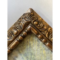 ANTICO DIPINTO OLIO A. Feragutti Visconti RITRATTO CONTADINA PAESAGGIO FIGURA