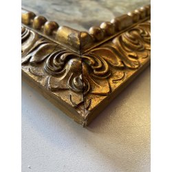 ANTICO DIPINTO OLIO A. Feragutti Visconti RITRATTO CONTADINA PAESAGGIO FIGURA