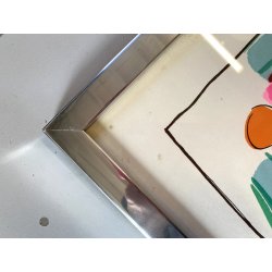 STAMPA MULTIPLO LITOGRAFIA 61/100 Luciano Schifano COMPOSIZIONE ASTRATTA HORSE