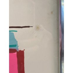 STAMPA MULTIPLO LITOGRAFIA 61/100 Luciano Schifano COMPOSIZIONE ASTRATTA HORSE