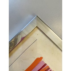 LITOGRAFIA Luciano Schifano STAMPA MULTIPLO 61/100 COMPOSIZIONE ASTRATTA HORSE