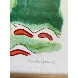 LITOGRAFIA Luciano Schifano STAMPA MULTIPLO 61/100 HORSE COMPOSIZIONE ASTRATTA