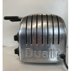 TOSTAPANE Dualit 2 Slot MOD 21052 ACCIAIO INOSSIDABILE FUNZIONANTE UK