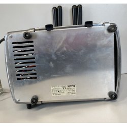 TOSTAPANE Dualit 2 Slot MOD 21052 ACCIAIO INOSSIDABILE FUNZIONANTE UK