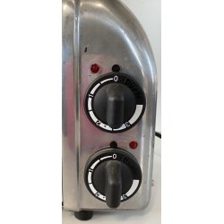 TOSTAPANE Dualit 2 Slot MOD 21052 ACCIAIO INOSSIDABILE FUNZIONANTE UK