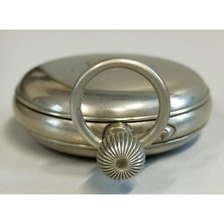 ANTICO OROLOGIO TASCA Roskopf EPOCA 900 OLD HUNTER POCKET WATCH taschino ø 45 mm