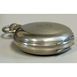 ANTICO OROLOGIO TASCA Roskopf EPOCA 900 OLD HUNTER POCKET WATCH taschino ø 45 mm