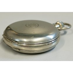 ANTICO OROLOGIO TASCA Roskopf EPOCA 900 OLD HUNTER POCKET WATCH taschino ø 45 mm