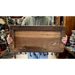 antica BACHECA da PARETE NUMERATA con 42 CHIAVI scheletriche in FERRO BATTUTO