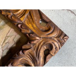 ANTICO QUADRO OLIO Robaldo Casalini DIPINTO GENERE PAESAGGIO RURALE FIGURE '20