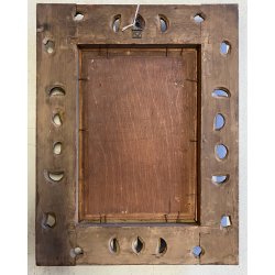 ANTICO QUADRO OLIO Robaldo Casalini DIPINTO GENERE SCENA VITA RURALE FIGURE '20