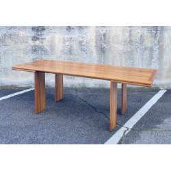 TAVOLO PRANZO DESIGN ANNI 80 ATTR Mario Marenco LEGNO FRASSINO TABLE VINTAGE