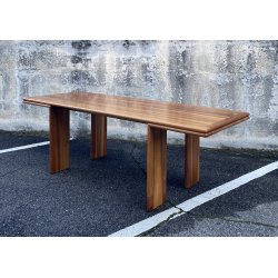TAVOLO PRANZO DESIGN ANNI 80 ATTR Mario Marenco LEGNO FRASSINO TABLE VINTAGE