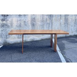 TAVOLO PRANZO DESIGN ANNI 80 ATTR Mario Marenco LEGNO FRASSINO TABLE VINTAGE