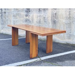 TAVOLO PRANZO DESIGN ANNI 80 ATTR Mario Marenco LEGNO FRASSINO TABLE VINTAGE