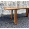 TAVOLO PRANZO DESIGN ANNI 80 ATTR Mario Marenco LEGNO FRASSINO TABLE VINTAGE