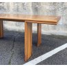 TAVOLO PRANZO DESIGN ANNI 80 ATTR Mario Marenco LEGNO FRASSINO TABLE VINTAGE