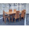 TAVOLO PRANZO DESIGN ANNI 80 ATTR Mario Marenco LEGNO FRASSINO TABLE VINTAGE