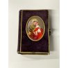 ANTICO LIBRO di PREGHIERE del CRISTIANO tascabile 1872 miniatura MADONNA BAMBINO