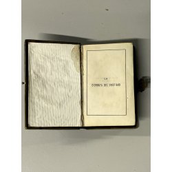 ANTICO LIBRO di PREGHIERE del CRISTIANO tascabile 1872 miniatura MADONNA BAMBINO