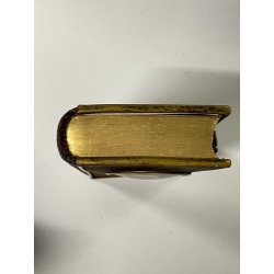 ANTICO LIBRO di PREGHIERE del CRISTIANO tascabile 1872 miniatura MADONNA BAMBINO