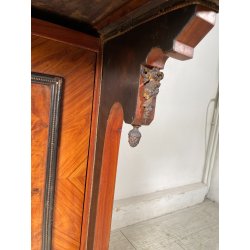 ANTICO SCRITTOIO UMBERTINO EBANIZZATO BRONZO FRATELLI ANDREONI MILANO 1800