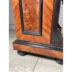 ANTICO SCRITTOIO UMBERTINO EBANIZZATO BRONZO FRATELLI ANDREONI MILANO 1800