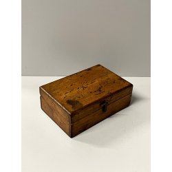 ANTICO SET PESI per BILANCIA FARMACIA scatola LEGNO strumento precisione scienza