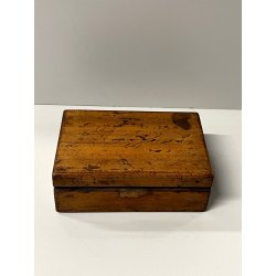 ANTICO SET PESI per BILANCIA FARMACIA scatola LEGNO strumento precisione scienza