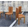 SET 6 SEDIE PRANZO DESIGN ANNI 80 ATT Mario Marenco LEGNO FRASSINO CHAIR VINTAGE