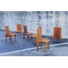 SET 6 SEDIE PRANZO DESIGN ANNI 80 ATT Mario Marenco LEGNO FRASSINO CHAIR VINTAGE