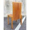 SET 6 SEDIE PRANZO DESIGN ANNI 80 ATT Mario Marenco LEGNO FRASSINO CHAIR VINTAGE