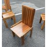 SET 6 SEDIE PRANZO DESIGN ANNI 80 ATT Mario Marenco LEGNO FRASSINO CHAIR VINTAGE