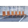 SET 6 SEDIE PRANZO DESIGN ANNI 80 ATT Mario Marenco LEGNO FRASSINO CHAIR VINTAGE