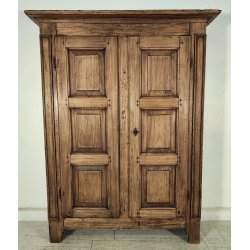 ANTICO ARMADIO PIEMONTESE legno pioppo EPOCA 1800 GUARDAROBA DISPENSA 3 RIPIANI