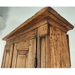 ANTICO ARMADIO PIEMONTESE legno pioppo EPOCA 1800 GUARDAROBA DISPENSA 3 RIPIANI