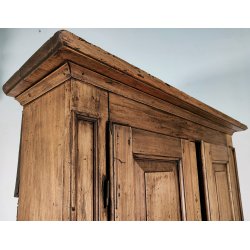 ANTICO ARMADIO PIEMONTESE legno pioppo EPOCA 1800 GUARDAROBA DISPENSA 3 RIPIANI