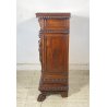 ANTICA CREDENZA BAROCCO 1800 LEGNO NOCE ABETE INTAGLIATO ZAMPE SECRETAIRE