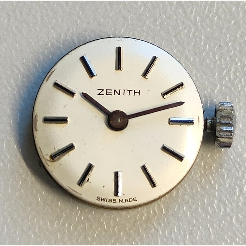 MOVIMENTO OROLOGIO POLSO Zenith cal. 1110 ANNI 60 WRIST WATCH dial ø 15 FUNZIONA