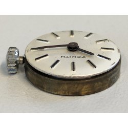 MOVIMENTO OROLOGIO POLSO Zenith cal. 1110 ANNI 60 WRIST WATCH dial ø 15 FUNZIONA