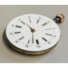 MOVIMENTO ANTICO OROLOGIO TASCA epoca '900 OLD POCKET WATCH dial ø 29 REMONTOIR