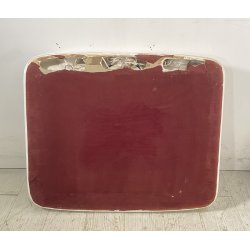 SPECCHIO DESIGN PARETE BAGNO CERAMICA BIANCA 3 LUCI VETRO ANNI 70 MIRROR SPECCHI