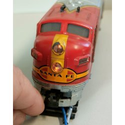 TRENINO Marklin LOCOMOTIVA DIESEL Santa Fe 337 Vagoni 2 Cargo scala H0 CONVOGLIO