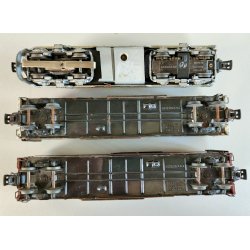 TRENINO Marklin LOCOMOTIVA DIESEL Santa Fe 337 Vagoni 2 Cargo scala H0 CONVOGLIO