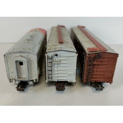 TRENINO Marklin LOCOMOTIVA DIESEL Santa Fe 337 Vagoni 2 Cargo scala H0 CONVOGLIO