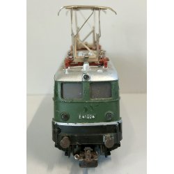 TRENINO Marklin 3037 LOCOMOTIVA DB e41 024 scala H0 CONVOGLIO Verde Grigio LUCI