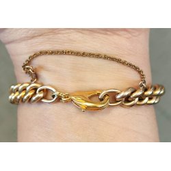 ANTICO OROLOGIO POLSO DORATO epoca 900 OLD GOLDEN POCKET WATCH braccialetto LADY