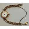 ANTICO OROLOGIO POLSO DORATO epoca 900 OLD GOLDEN POCKET WATCH braccialetto LADY