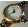 ANTICO OROLOGIO POLSO DORATO epoca 900 OLD GOLDEN POCKET WATCH braccialetto LADY